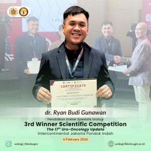 Prestasi Akademik Urologi UGM pada Scientific Competition Uro-Oncology Update 2026
