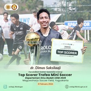 Raih Top Scorer pada Trofeo Mini Soccer Departemen Ilmu Bedah UGM 2026